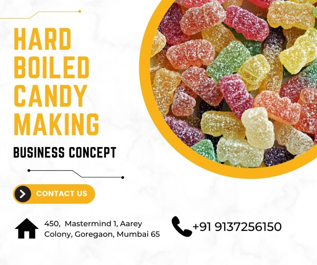 Hard Boiled Candy Making Business Concept